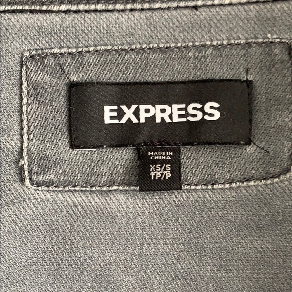 Gray Motorcycle Jacket - Picture 3 of 5